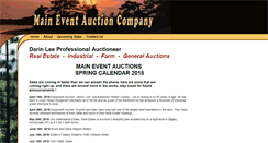 Desktop Screenshot of maineventauctions.com